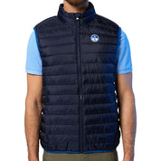 North Sails Gilet Smanicato Zip Crozet Vest tecnico outdoor antivento Tech 603272 0802 navy