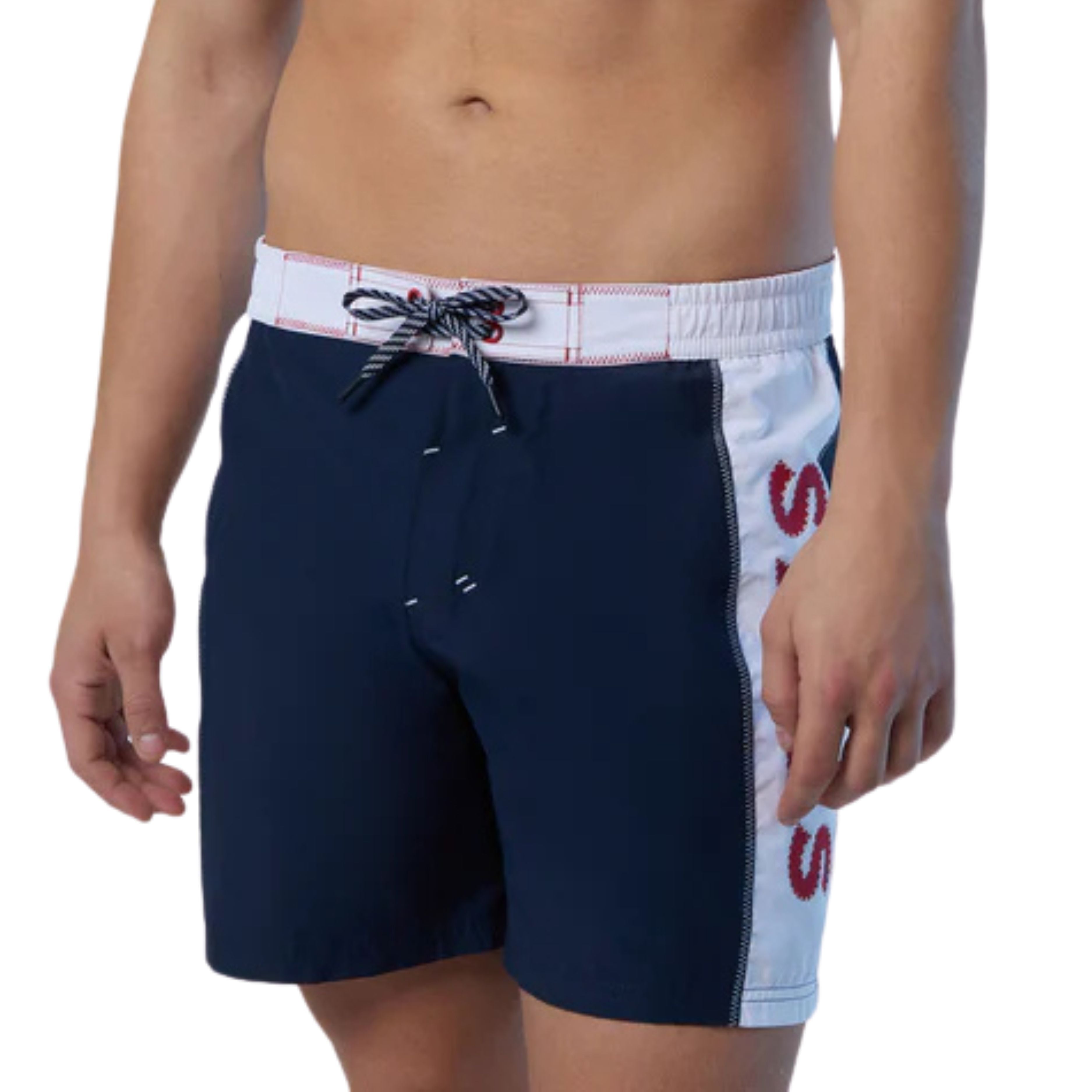 North Sails Stampa Logo BEACHWEAR Costume da bagno 673716 blu navy