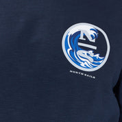 North Sails Felpa manica lunga girocollo CREWNECK SWEATSHIRT blu 691078