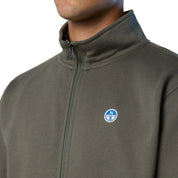 North Sails Felpa manica lunga BASIC FULL ZIP SWEATSHIRT city grey 691256-0921