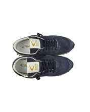 Valsport Sneaker Con Tomaia In Suede Scamosciato Blu Scuro Uomo