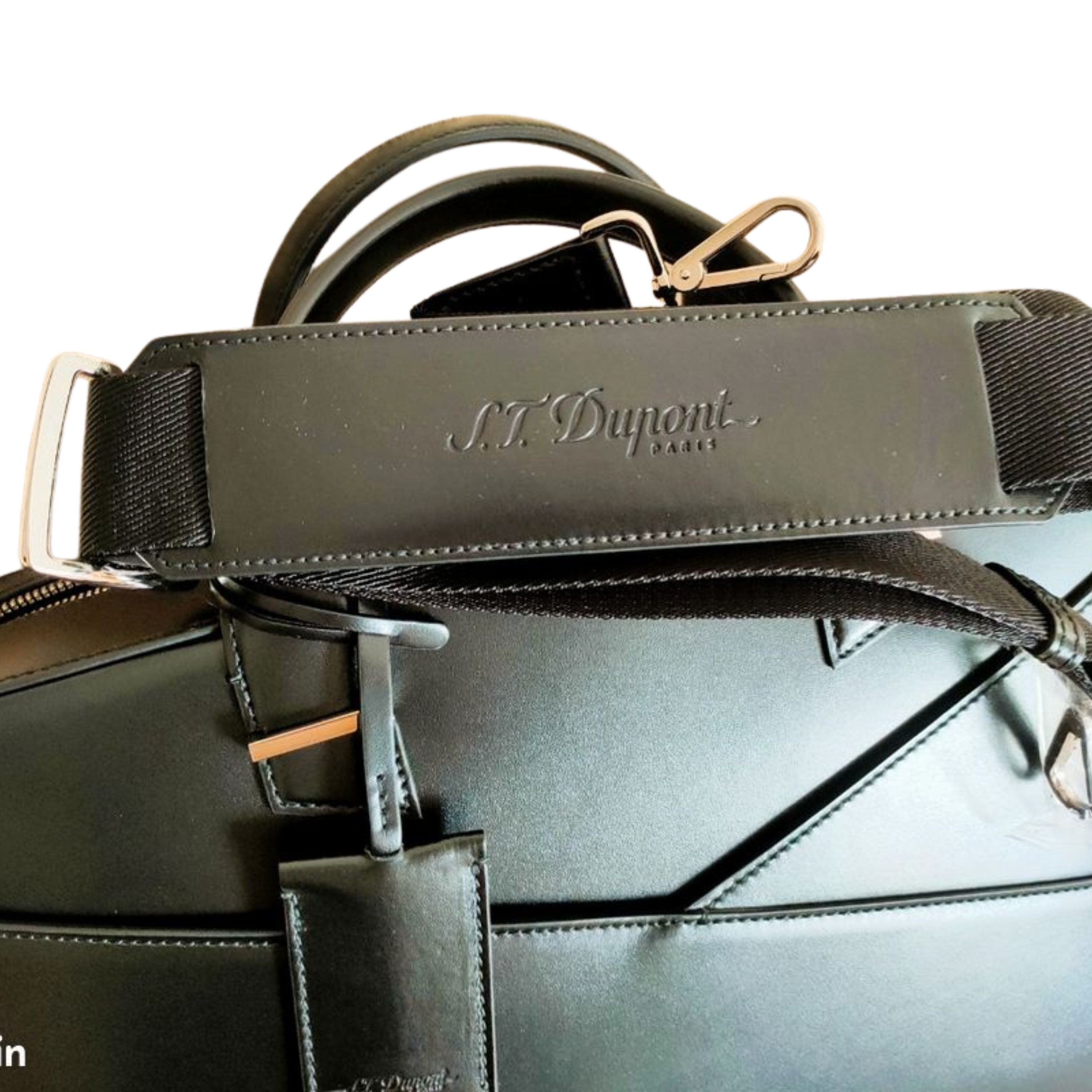 S.t.dupont cartella borsa 24ore portadocumenti 39x29x9 cm pelle nero 185005