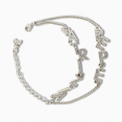 Patrizia Pepe Bracciale in Metallo Colore Argento e Cristallo Donna
