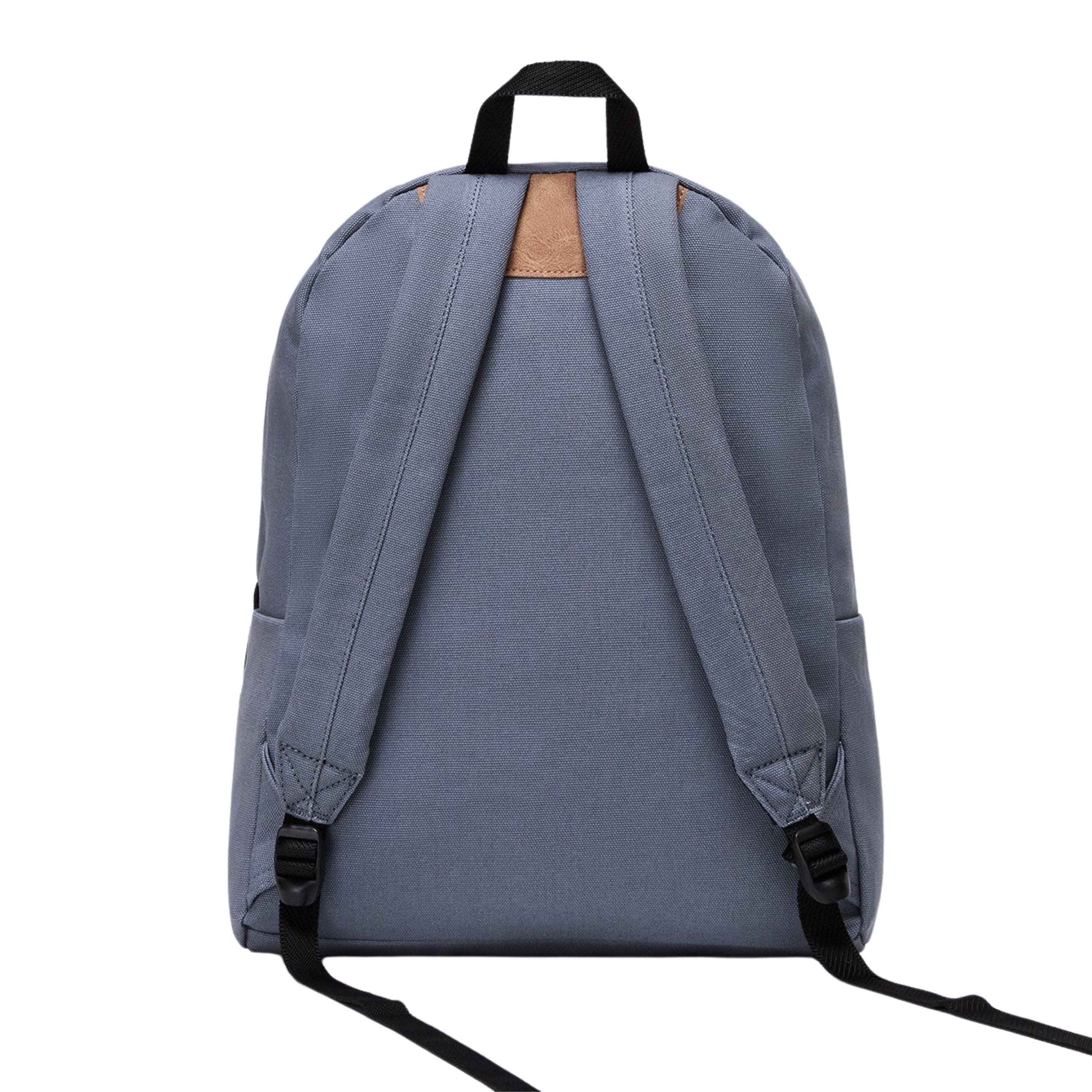 Napapijri Women Unisex Backpack Rugged Cotton Logo Grey Men