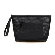 Blauer Pochette Clutch Wave Pattern Black Women