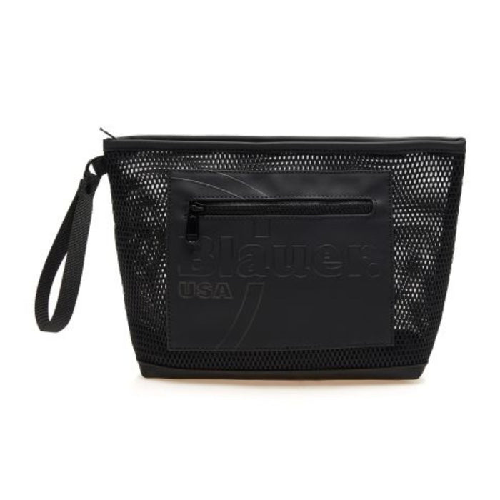 Blauer Pochette Clutch Wave Pattern Black Women 2