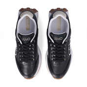 Liu Jo Scarpe Lolo 17 Sneakers in Pelle Nere black