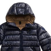 Blauer Giubbino Corto Imbottito Adams Blu Interno Tabacco Uomo