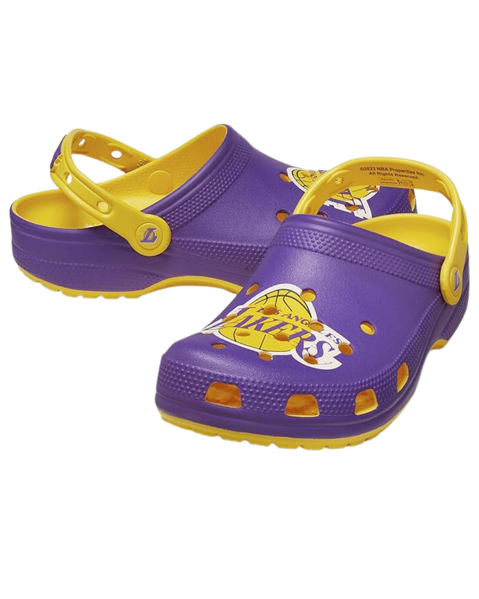 Crocs Zoccolo Stampa Speciale Los Angeles Lakers Giallo 3