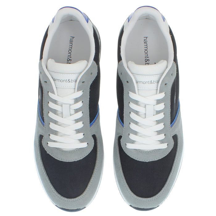 Harmont & Blaine Sneakers Pelle con Logo Bassotto Grigio 3