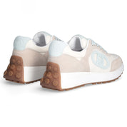 Liu Jo Scarpe Lolo 17 Sneakers in Pelle beige acqua
