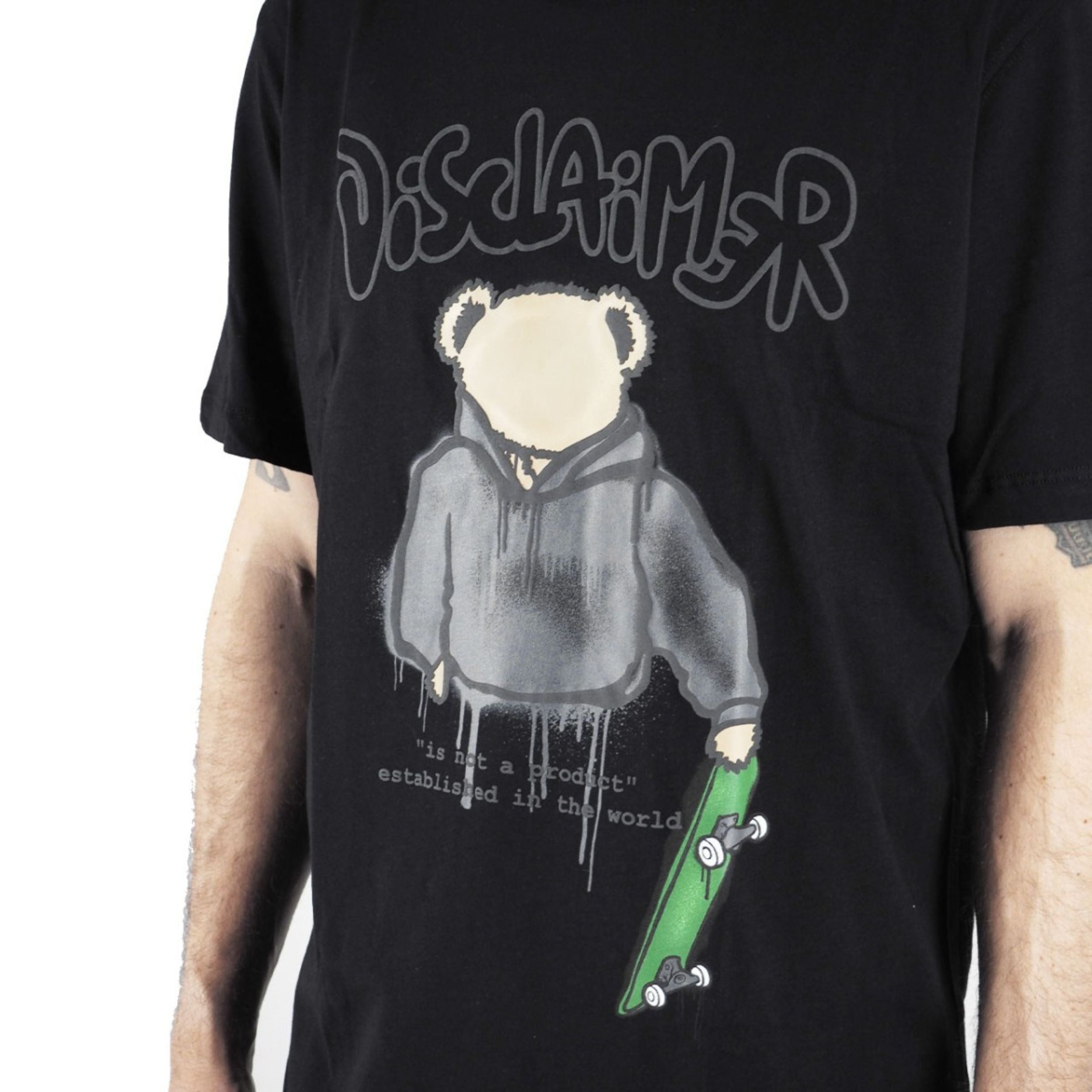 Disclaimer 25EDS55004 MAGLIA uomo nera skater IN JERSEY 55004