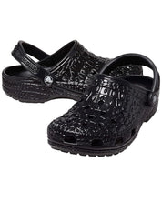 Crocs Clog Classic Metallic Crocskin Nero