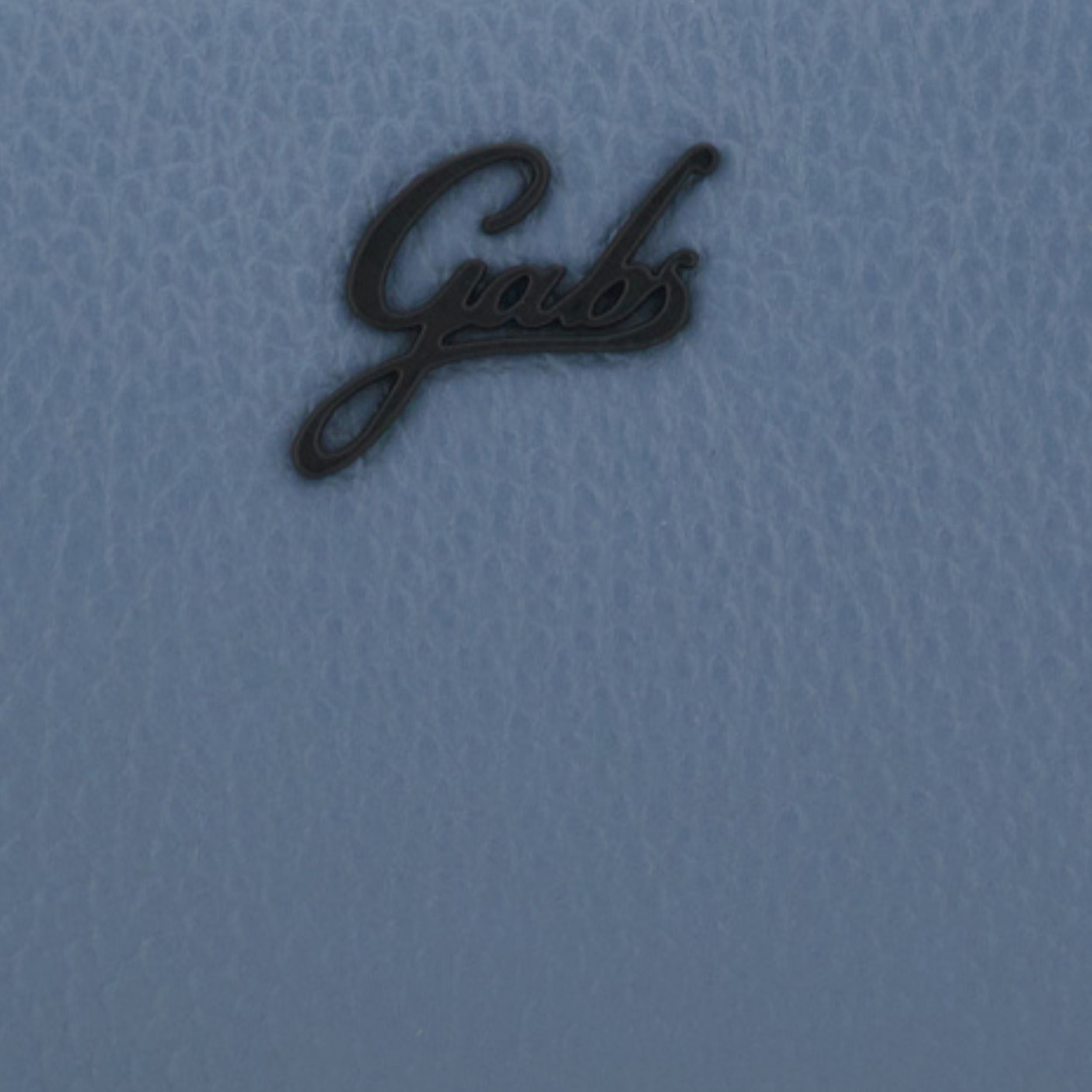 Gabs Portafoglio con portamonete e slot card con zip in Pelle Gmoney17 Bull Black Blu Ardesia
