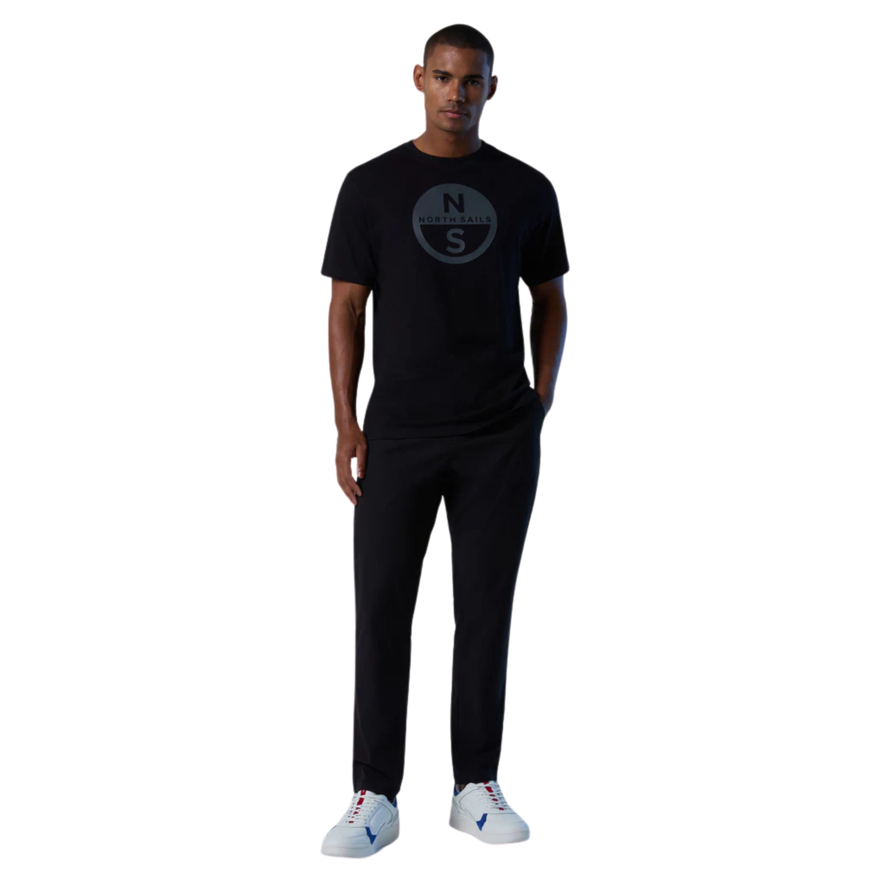 North Sails T-shirt maglia maglietta 692972 BASIC Big Logo 0999