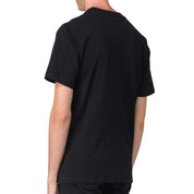 Disclaimer T-shirt maglia jersey in Cotone Nero Uomo 55123