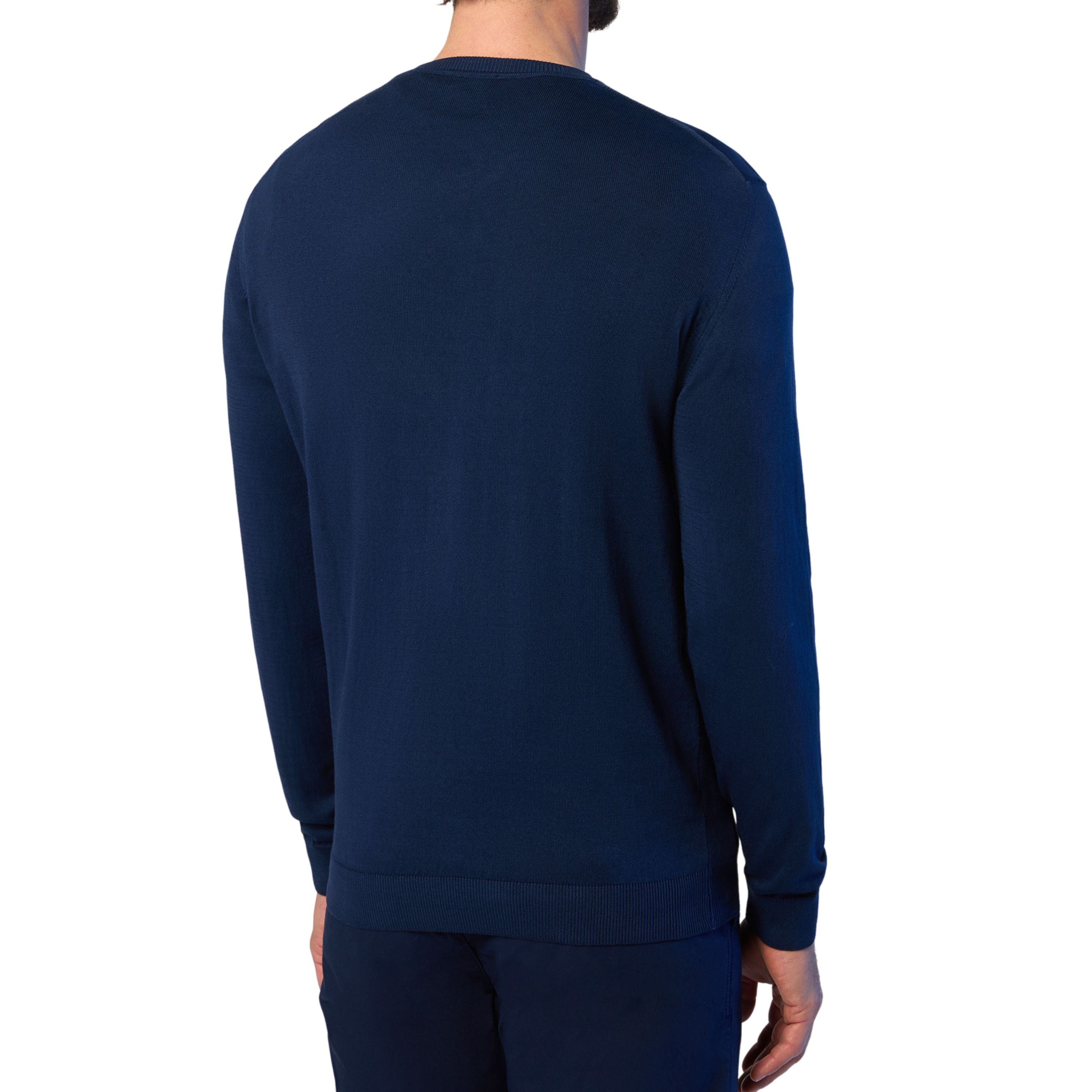 North Sails maglia maglioncino cotone CREWNECK KNITWEAR 14GG 699926 navy