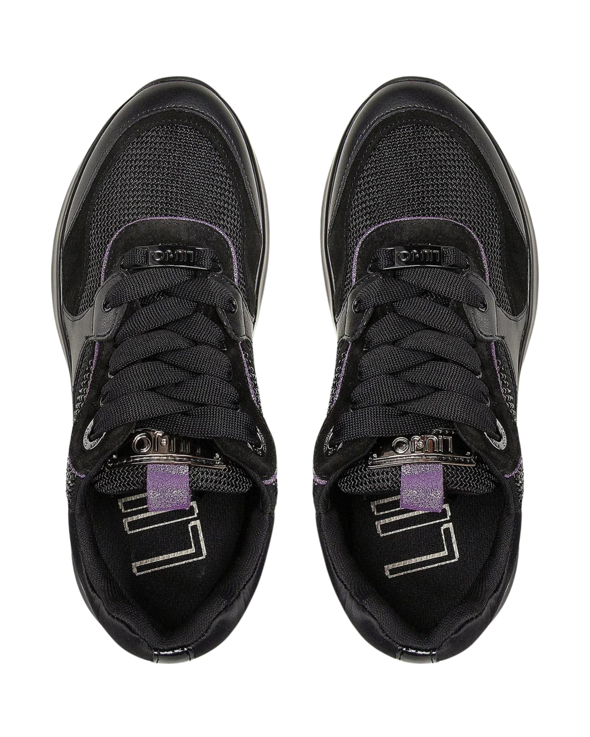 Liu Jo Sneakers Lily 08 Pelle Nero