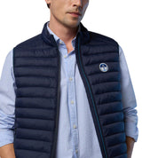 North Sails smanicato vest giubbino piumino leggero gilet zephyr antivento acqua 603347-0802