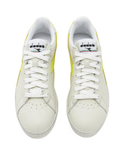 Diadora Sneakers Game L Low Fluo Waxed Pelle Bianco