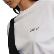 Gaelle T-Shirt crop con dettaglio monospalla jersey