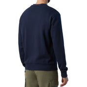 North Sails Felpa manica lunga girocollo CREWNECK SWEATSHIRT Big Logo 691222 Blu