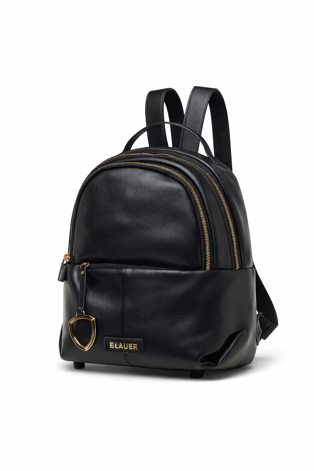 Blauer Zaino Vold  zainetto ecopelle donna nero black 33X25X12 CM - 10 L