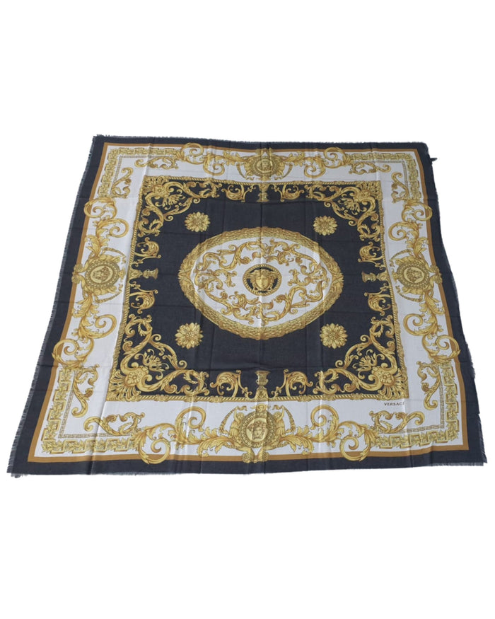 Versace Foulard-Stola-Pashmina Modal Nero 2