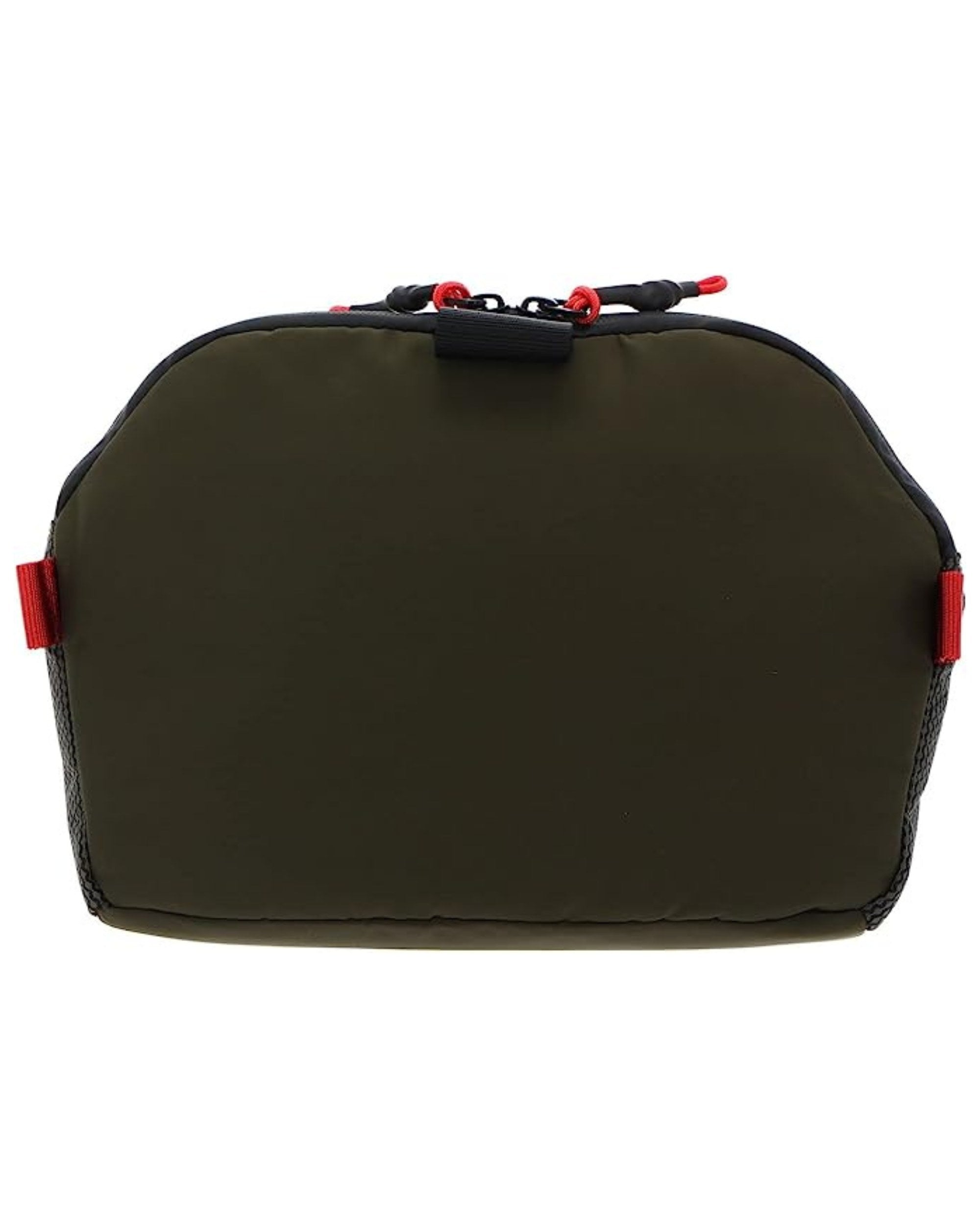 Piquadro Travel Necessaire Made Of Green Leather Unisex