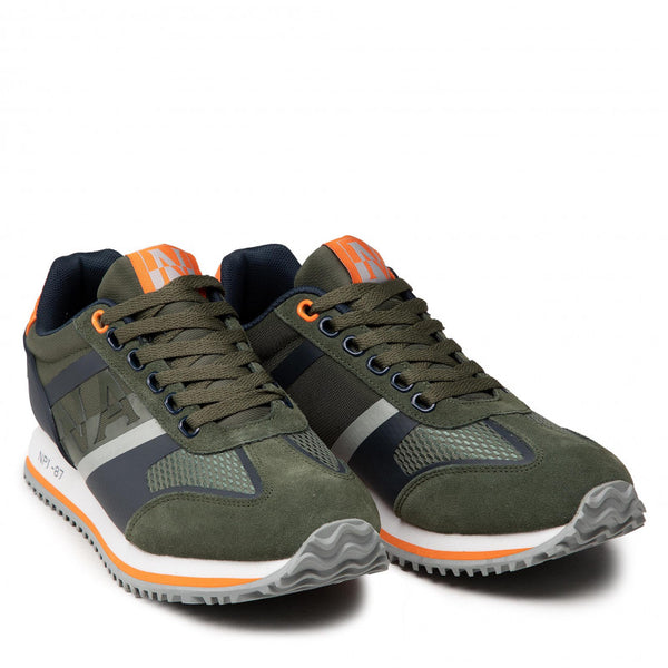 Napapijri Sneakers Running Hazel Polyester/Leather Green-2