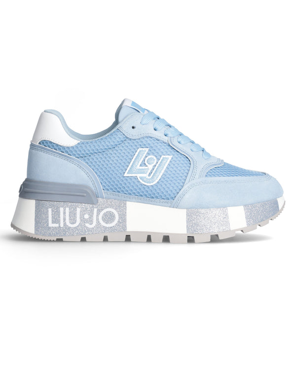 Liu Jo Sneakers Pelle/Suede Azzurro