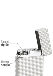 Stdupont Powerful Flame Windproof Rechargeable Silver Unisex