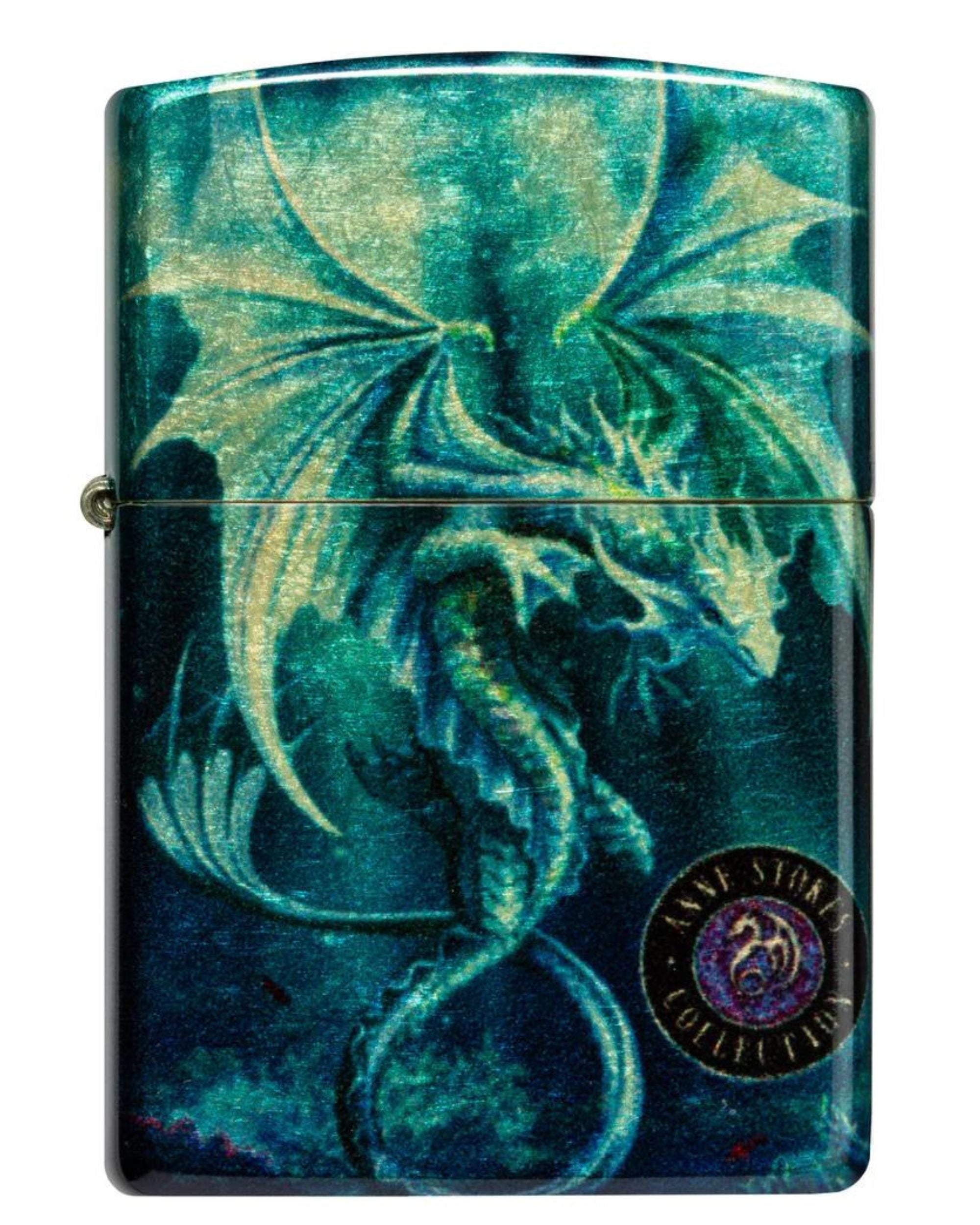 Zippo Refillable Windproof Made In Usa In Green Gift Box Unisex