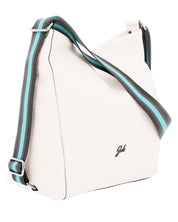 Gabs Shoulder Bag Icon Black White Leather