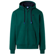 North Sails Felpa manica lunga FULL ZIP Hoodie cappuccio 691085 petrolio 0475