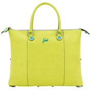 Gabs G3 Plus M Basic Borsa Zaino Trasformabile Shopper Tote Bauletto Pelle Citron
