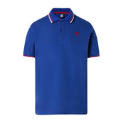 North Sails Polo maglia maglietta con logo e righe 692439 royal blu 0780
