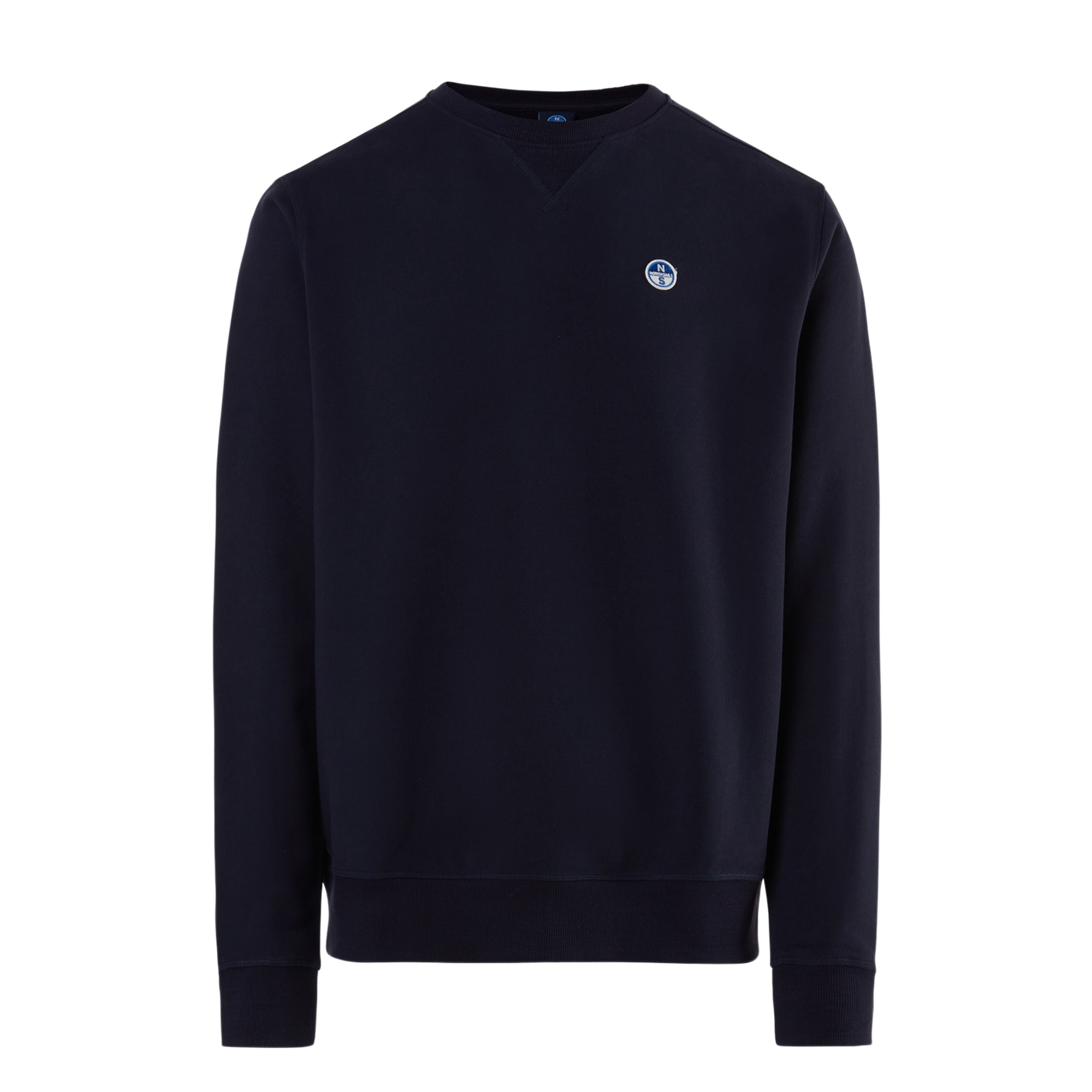 North Sails Felpa manica lunga girocollo CREWNECK SWEATSHIRT blu navy 691220