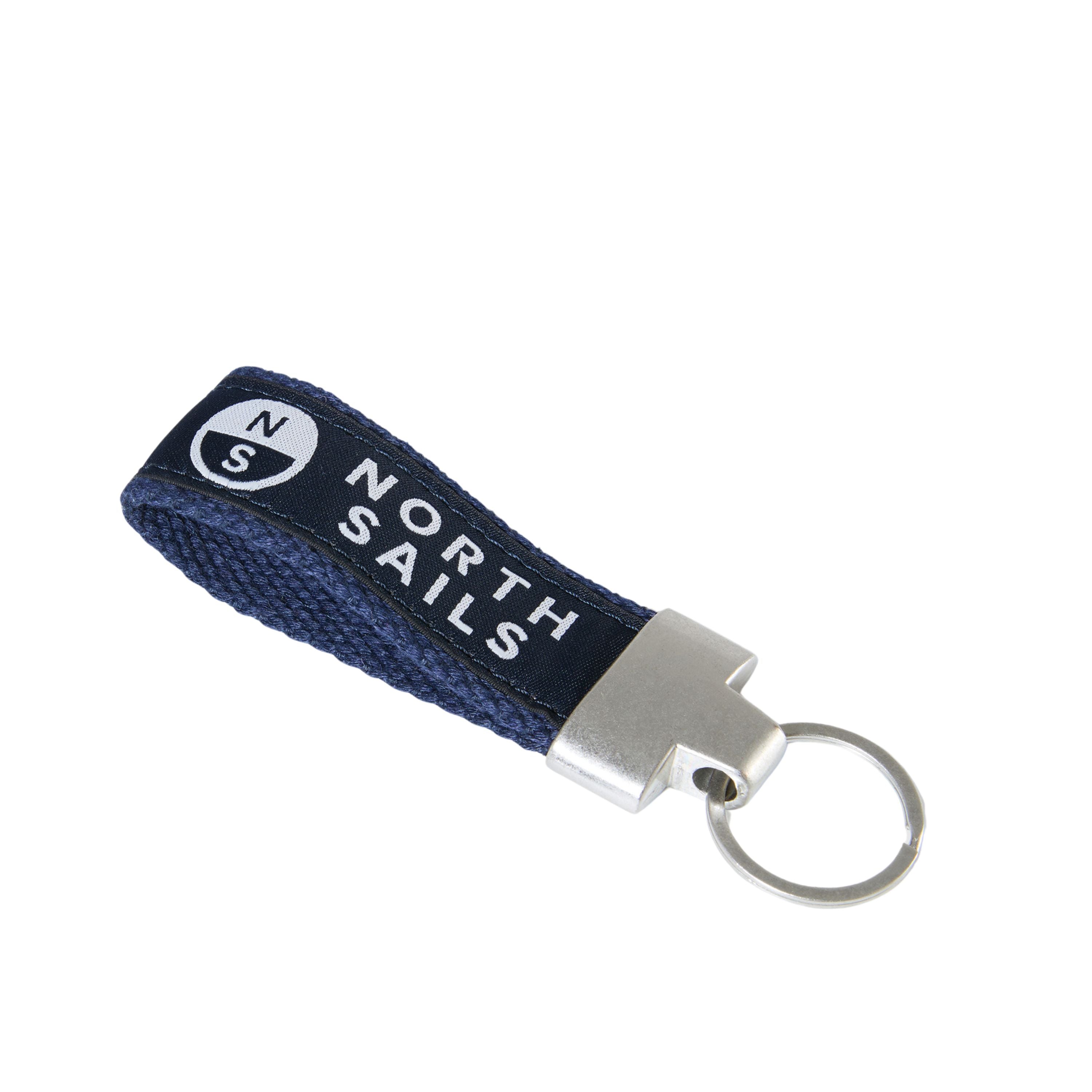 North Sails portachiavi keyring nastro logato ring navy blu 623266