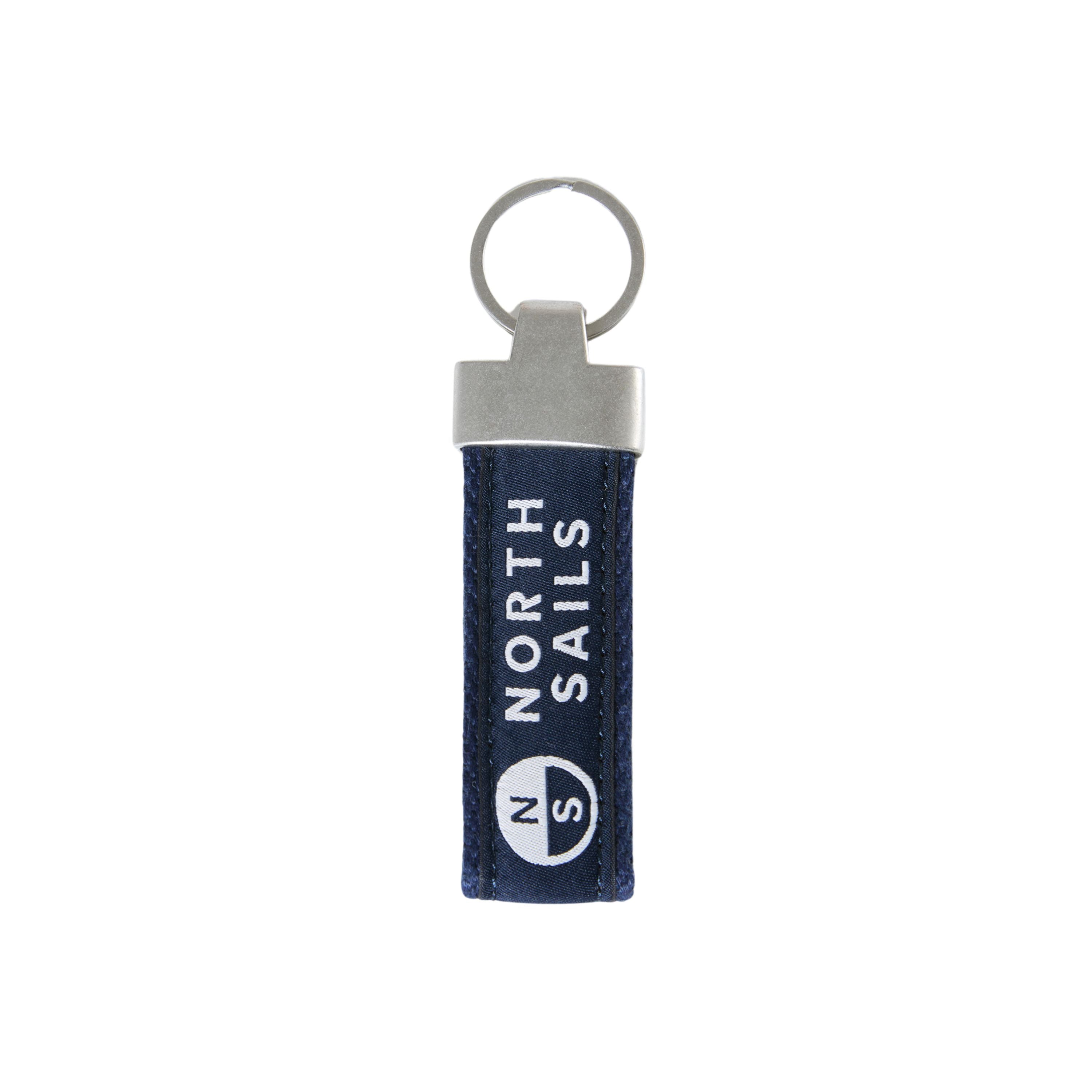 North Sails portachiavi keyring nastro logato ring navy blu 623266