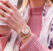 Daniel Wellington orologio petite 32mm inox 316L rose gold madreperla