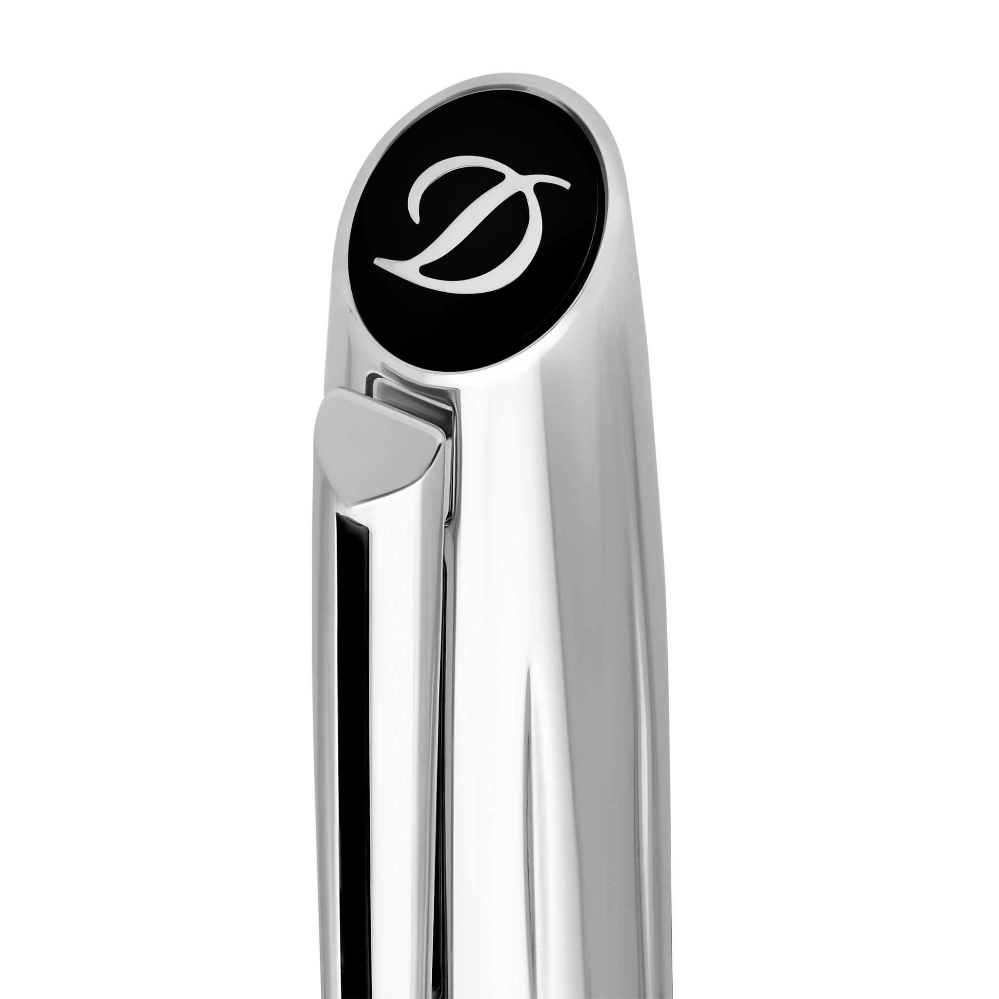 S.t.dupont penna stilografica fountain Defi millenium nera cromo in ottone 153x13 - 47 g 400706