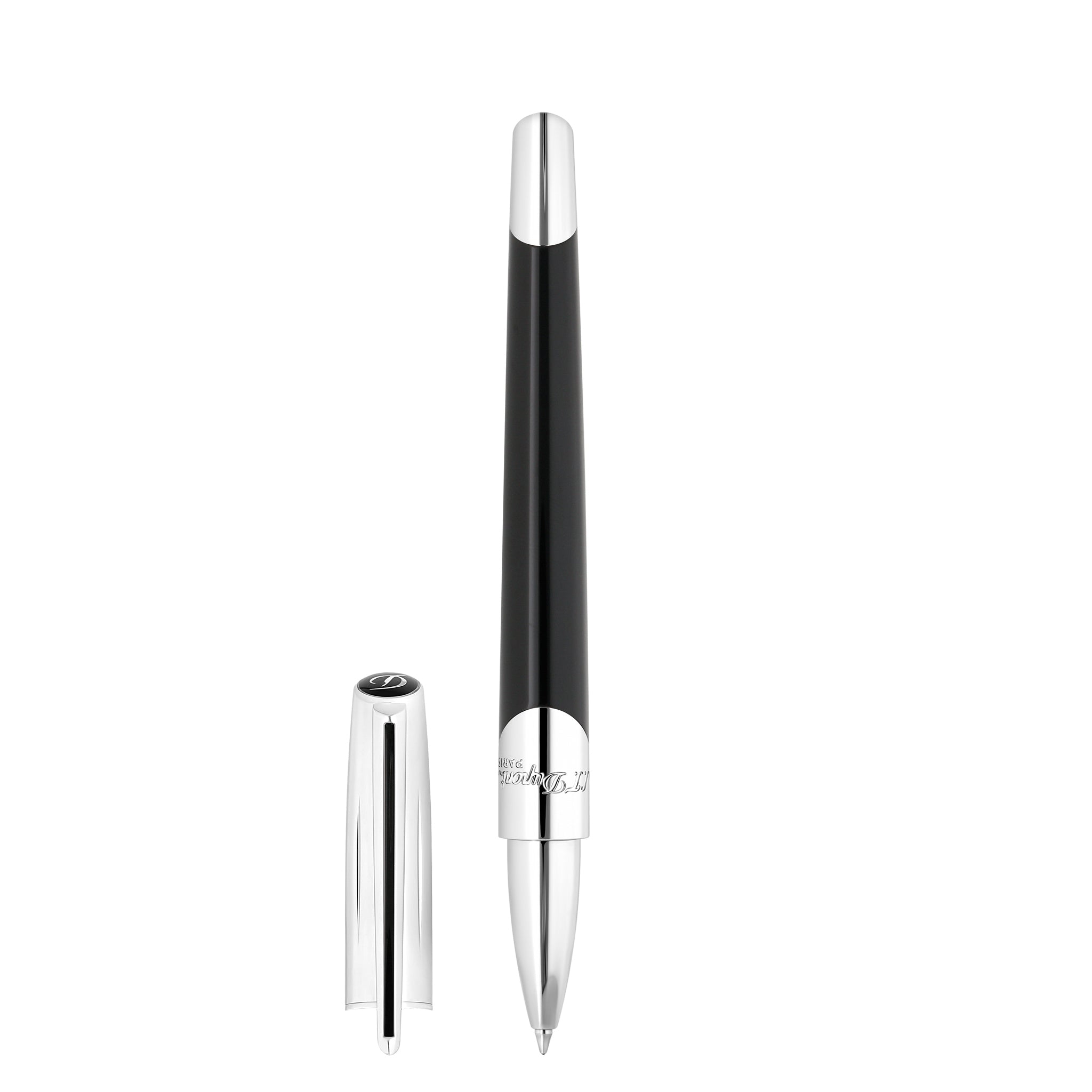 S.t.dupont biro penna roller Defi millenium nera in ottone 153x13 - 51 g 402706