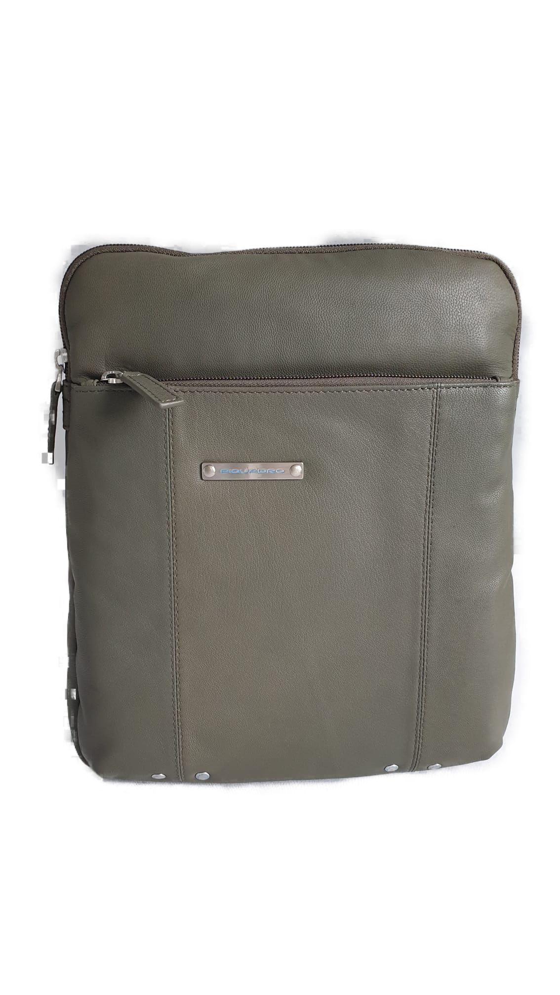 Piquadro Organized Shoulder Bag Ipad Holder Green Men