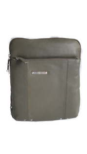 Piquadro Organized Shoulder Bag Ipad Holder Green Men