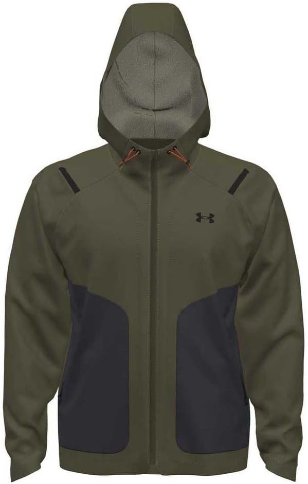 Under Armour Giacca Antivento UA Unstoppable Uomo in Poliestere Idrorepellente Verde Militare