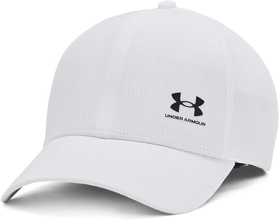 Under Armour cappello baseball cappellino Armourvent Adj con visiera bianco castlerock