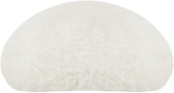 Kangol Cappello Furgora 504 Iconico in Misto Angora e Acrilico Bianco Avorio Unisex
