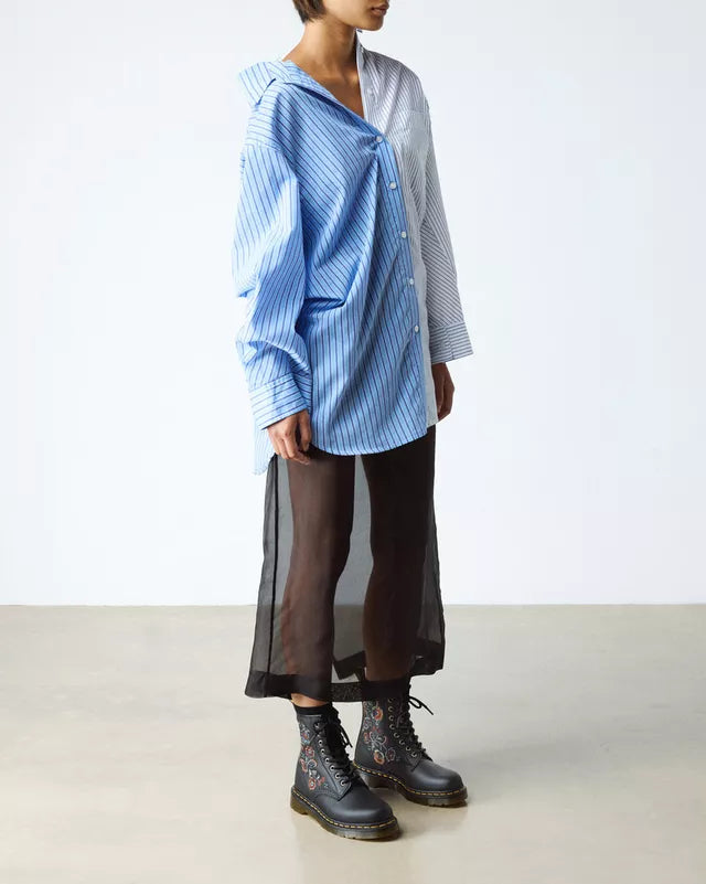 Dr. Martens Stivali Stringati 1460 Vonda TF Black Genix Nappa Nero Donna