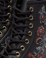 Dr. Martens Stivali Stringati 1460 Vonda TF Black Genix Nappa Nero Donna